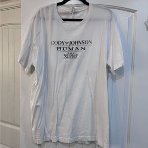 Bella Canvas White Cody Johnson "Human" Short Sleeve Tee